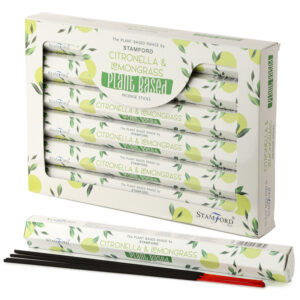 Stamford Premium Plant Based Hex Incense Sticks - Citronella & Lemongrass