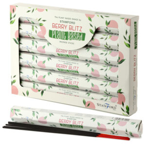Stamford Premium Plant Based Hex Incense Sticks - Berry Blitz